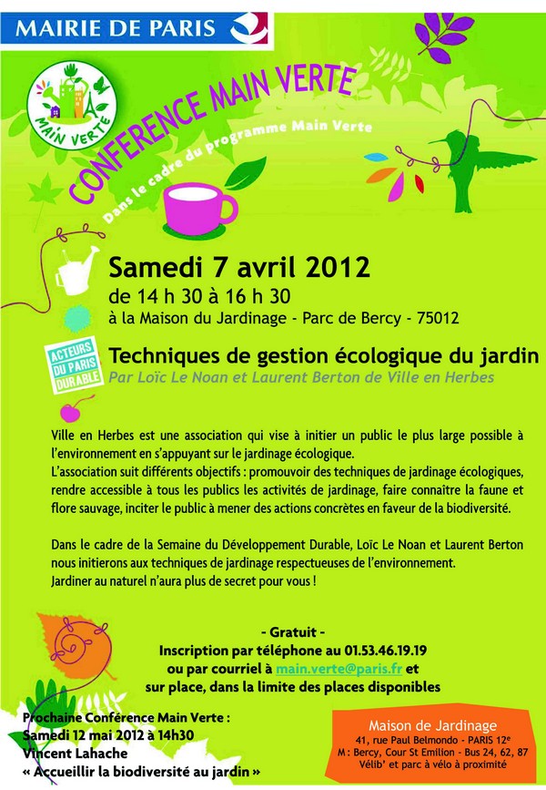 Techniques de gestion écologique au jardin