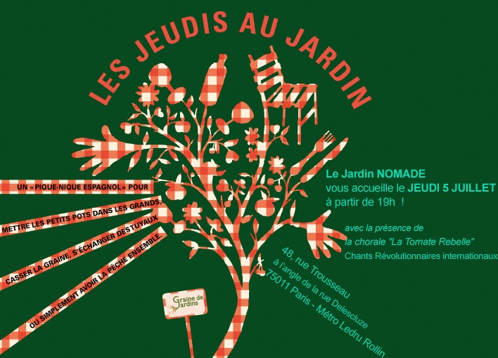 Ronde des pique-niques au Jardin Nomade