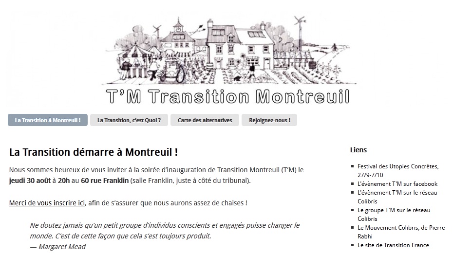 Lancement « T’M’ Transition Montreuil »