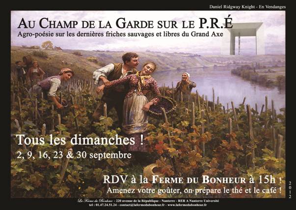 Rdv sur le PRE – Champs de la garde – Ferme du bonheur