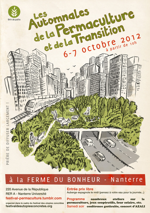 APPEL A VOLONTAIRES » pour les Automnales de la permaculture à Nanterre