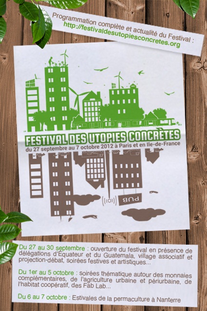 Ouverture du Festival des Utopies Concrètes
