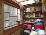 L'intérieur de la cabane