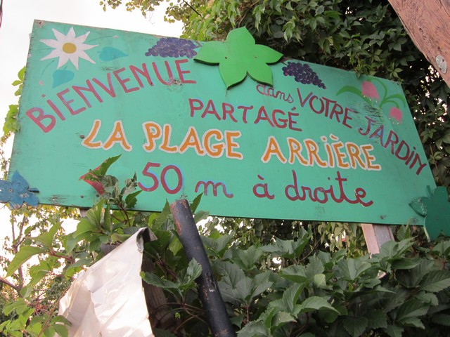 La Plage Arrière, jardin partagé du Plateau