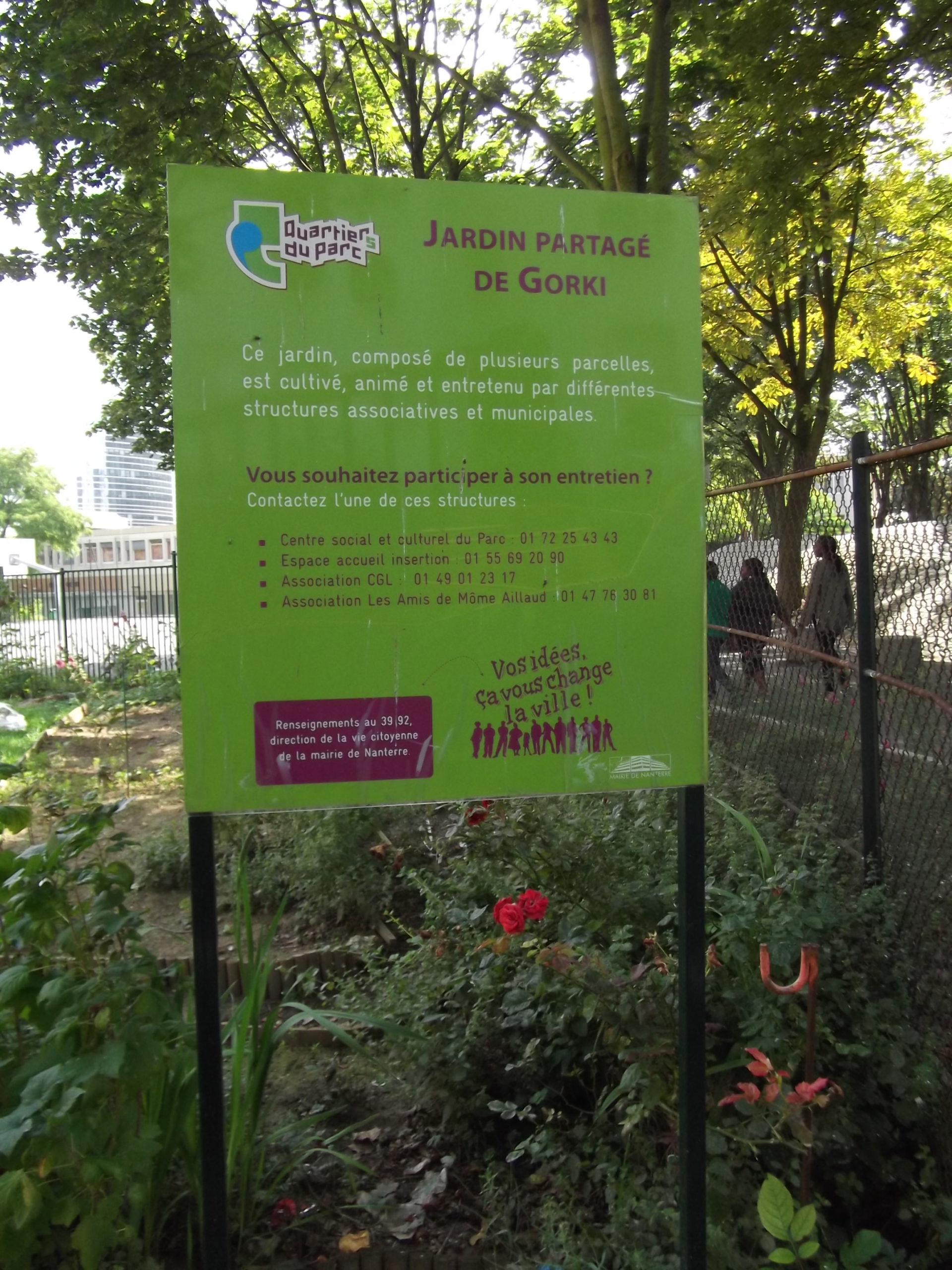 Le jardin partagé de Gorki