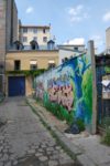 La rue des Thermopyles - côté Bauer