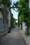 La rue des Thermopyles - côté Losserand