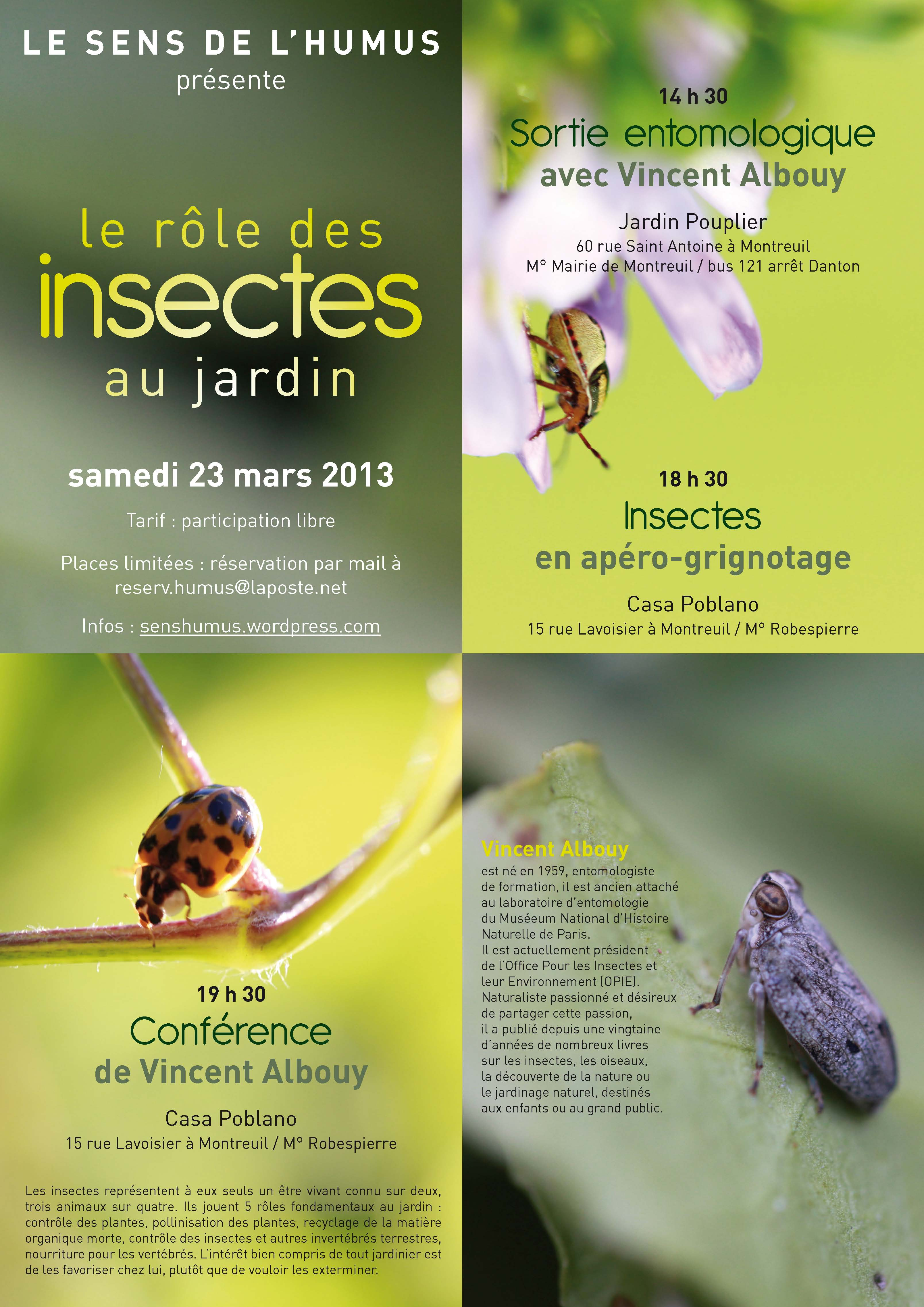 Le Rôle des insectes au jardin