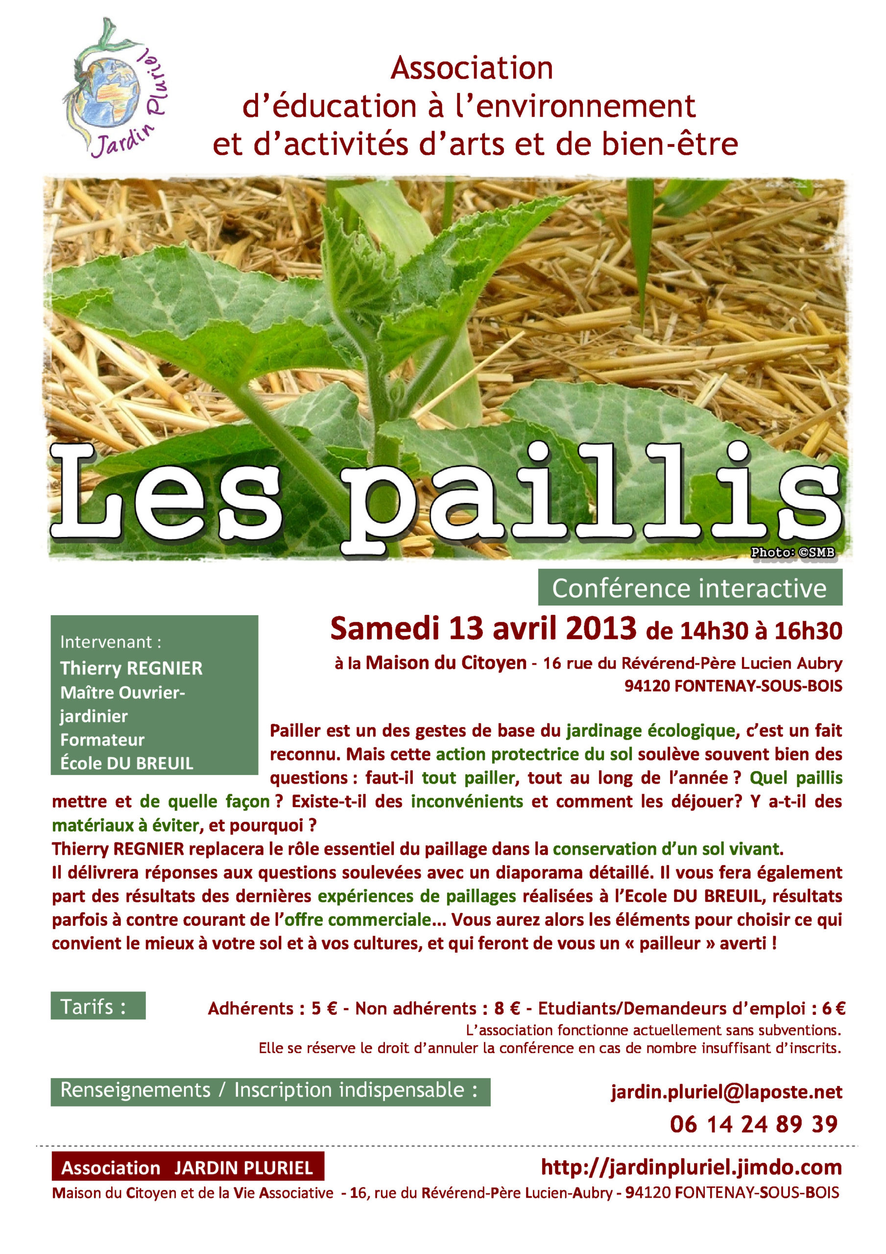 Conférence interactive LES PAILLIS