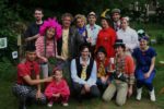 Portrait de famille clown