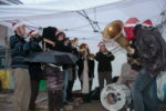 la musique des "riellettes de Belleville" à réchauffer l'atmosphère