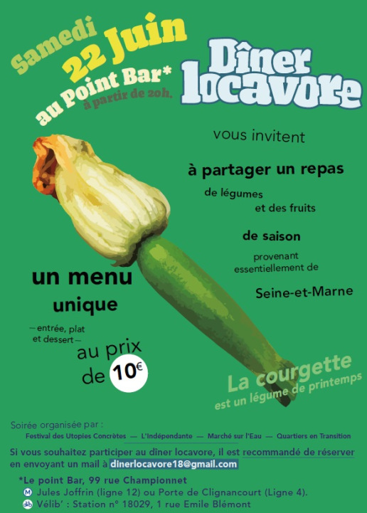 4e Dîner Locavore du 18e !