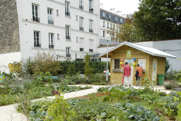 Jardin partagé du parc Hérold