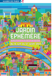 Jardin éphémère sur l’esplanade de l’Hôtel de Ville