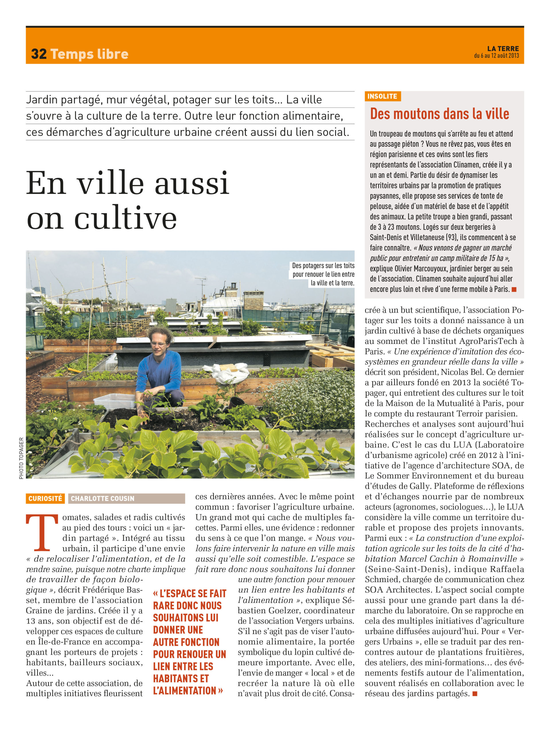En ville aussi on cultive