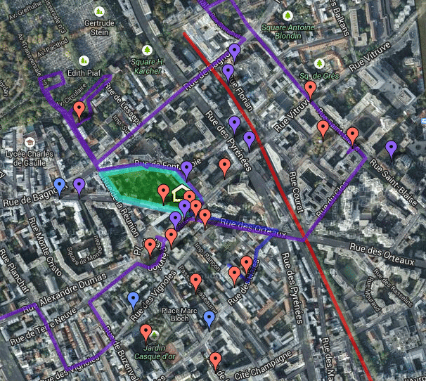 Cartographie: Guerilla Gardening Paris