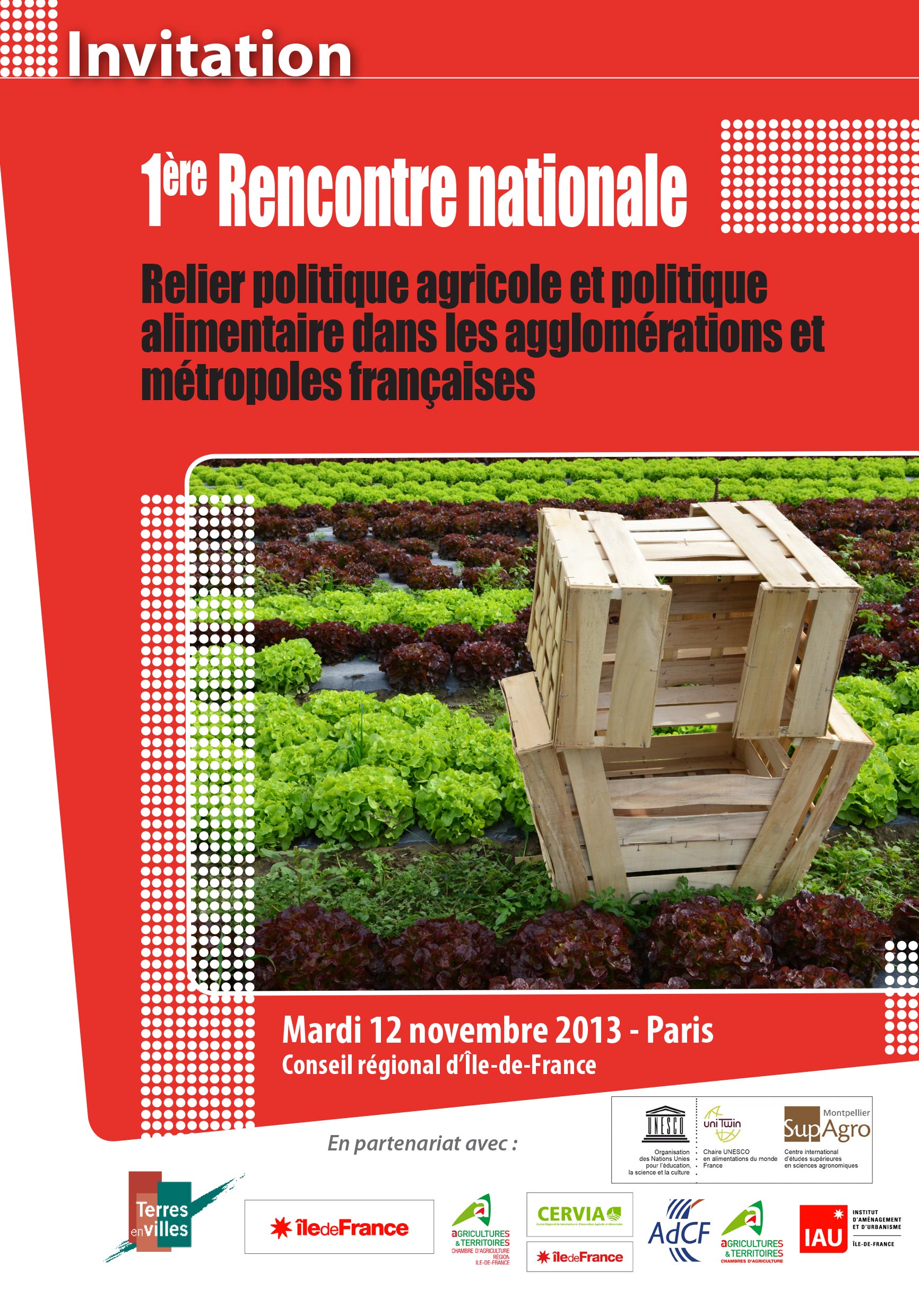 Relier politique agricole et politique alimentaire dans les agglomérations et métropoles françaises