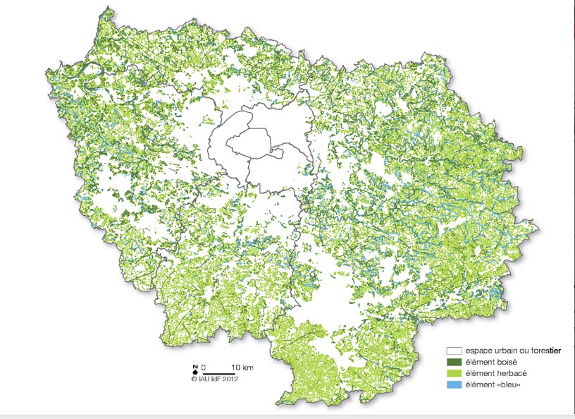 Cartographie: paysages ruraux d’Île-de-France