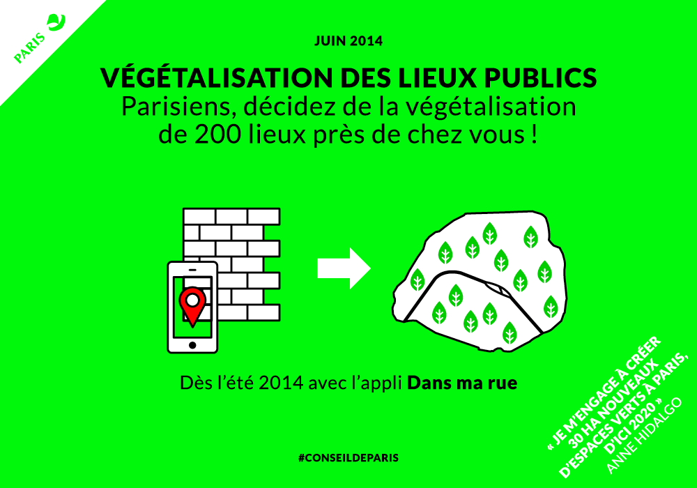 Participez à la végétalisation de Paris !