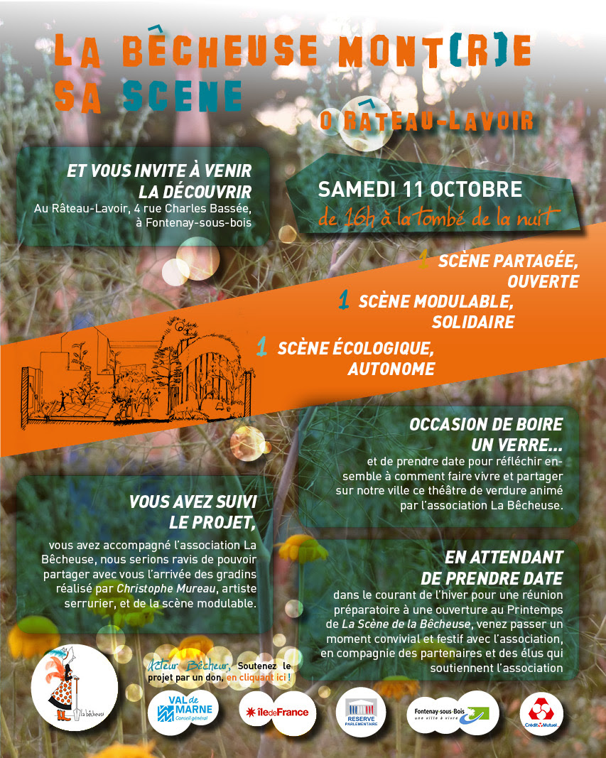 La Bêcheuse montre sa scène