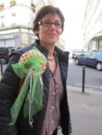 Frédérique Basset, administratrice de Graine de Jardins, journaliste, jardinière au jardin St-Serge Paris 19ème