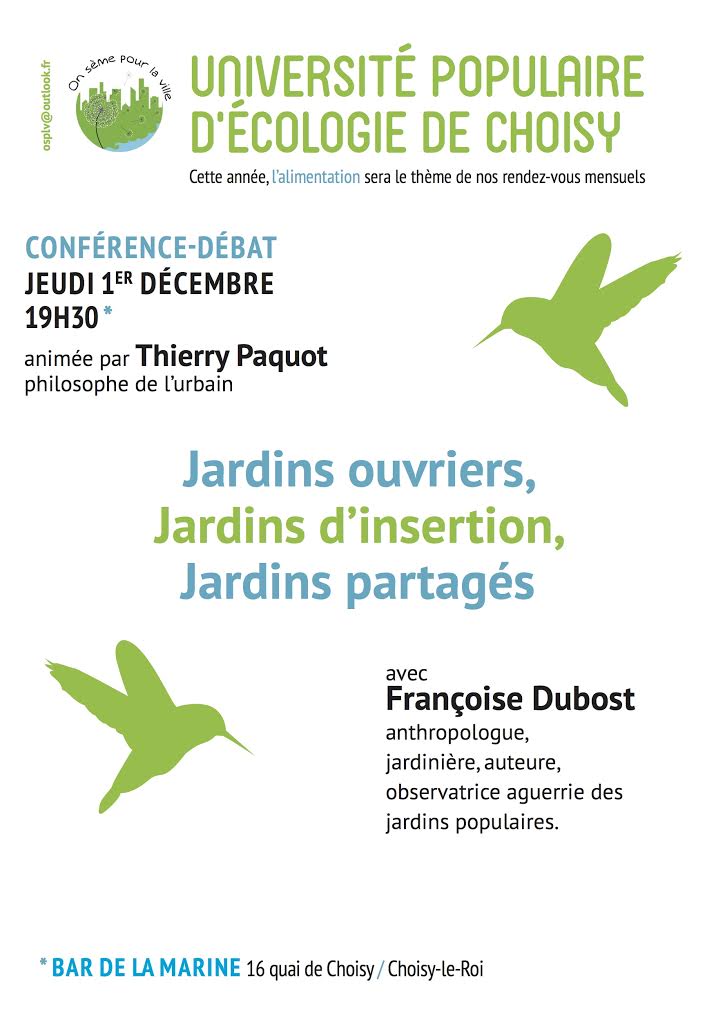 Jardins ouvriers, jardins d’insertion, jardins partagés