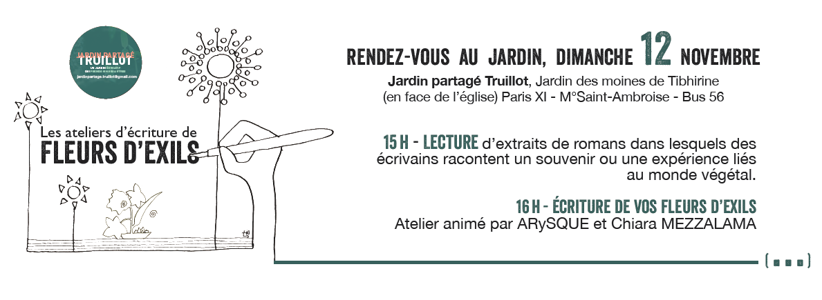 Atelier Fleurs d’exils
