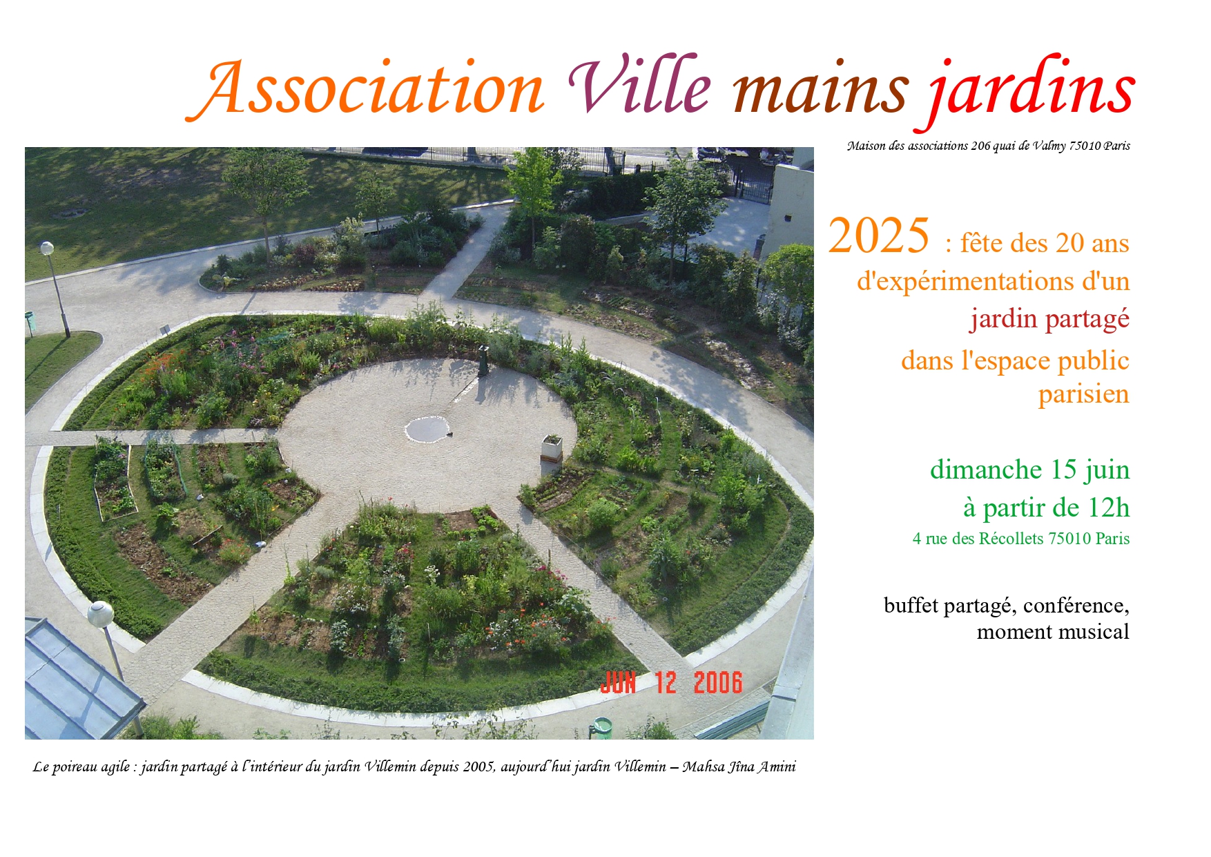 L’association Ville Mains Jardin fête ses 20 ans !
